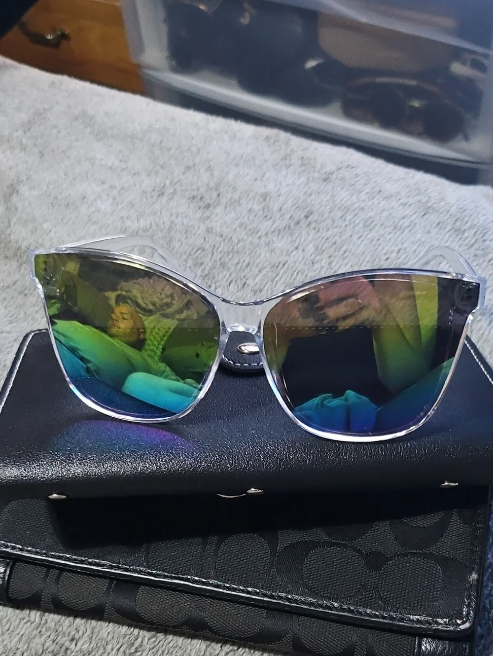 Women's Designer Cat Eye Mirror Sunglasses